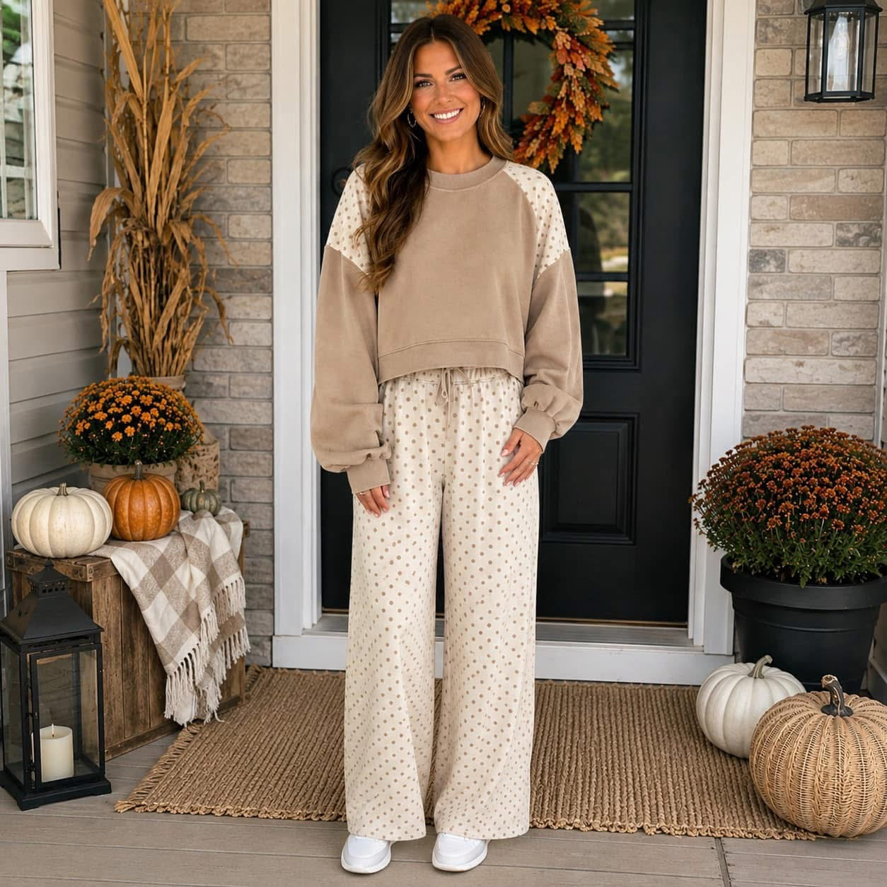 Polka Dot Patchwork Set
