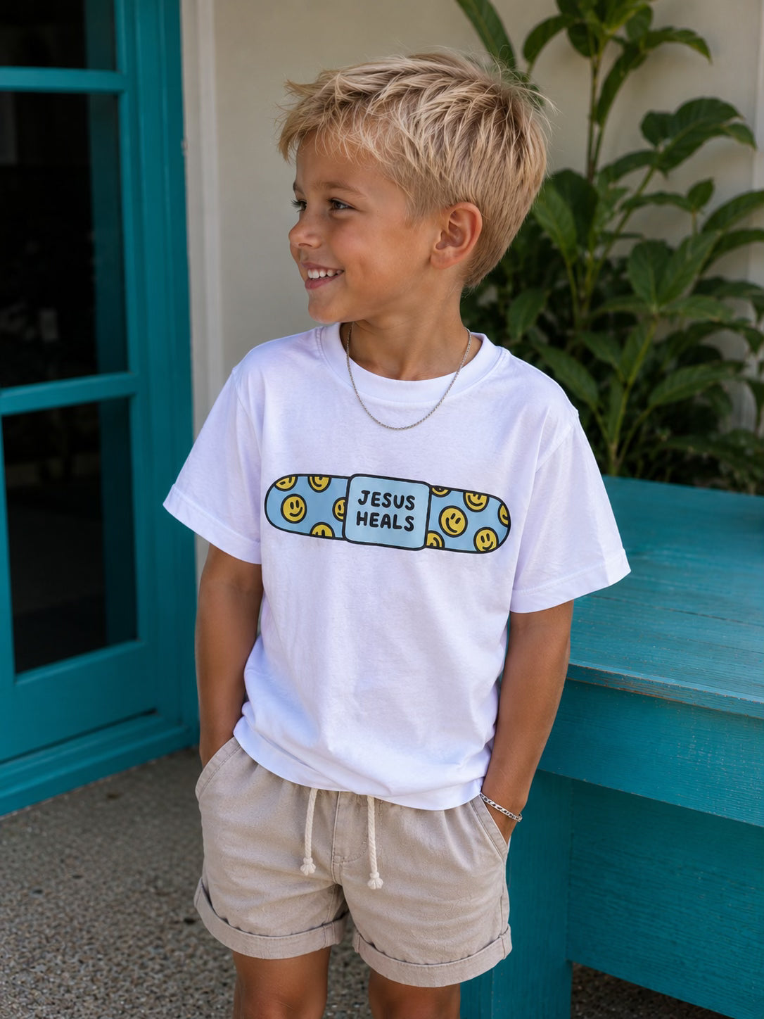 Jesus Heals Kid’s Shirt